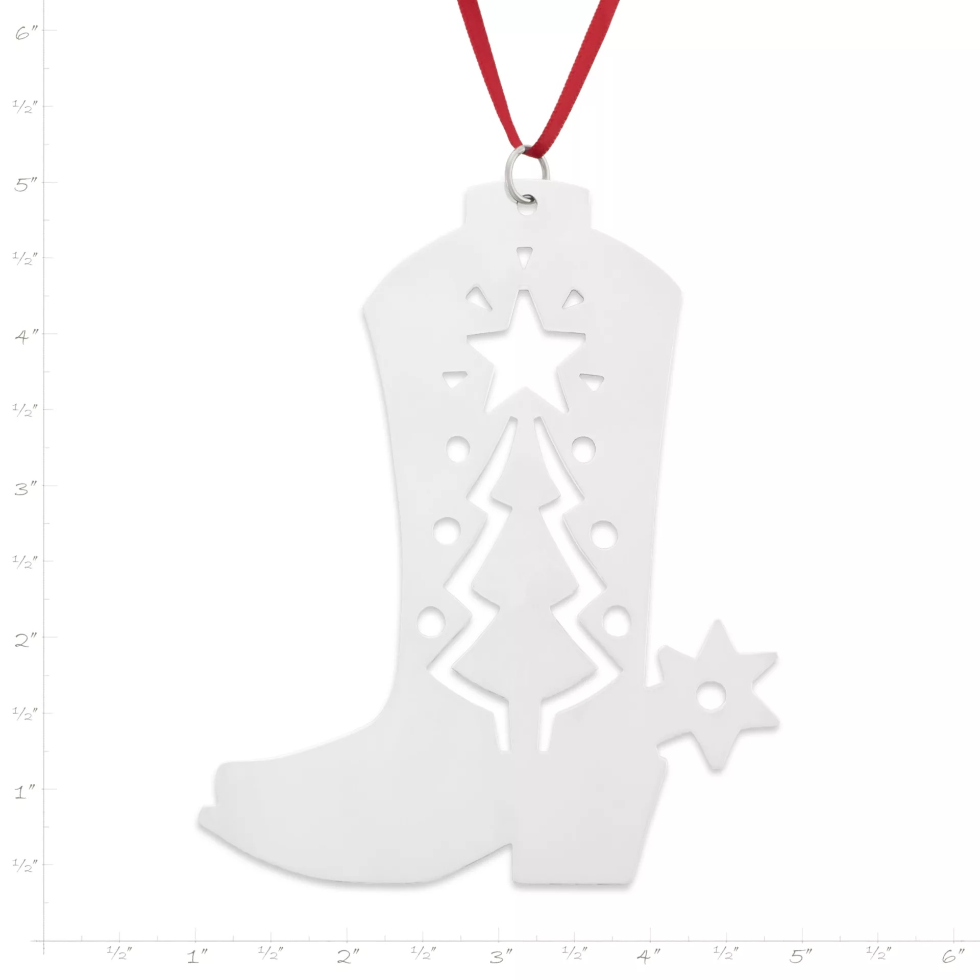 Western Boot Christmas Ornament - Image 4