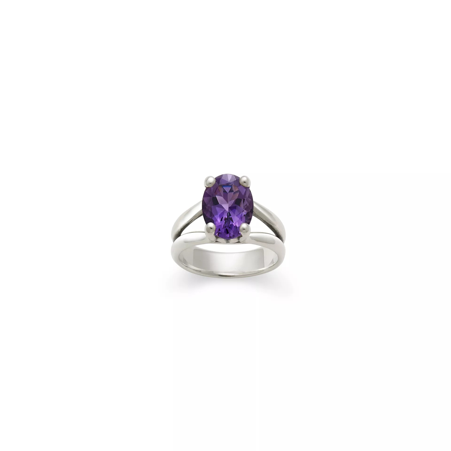 Oval Gemstone Ring