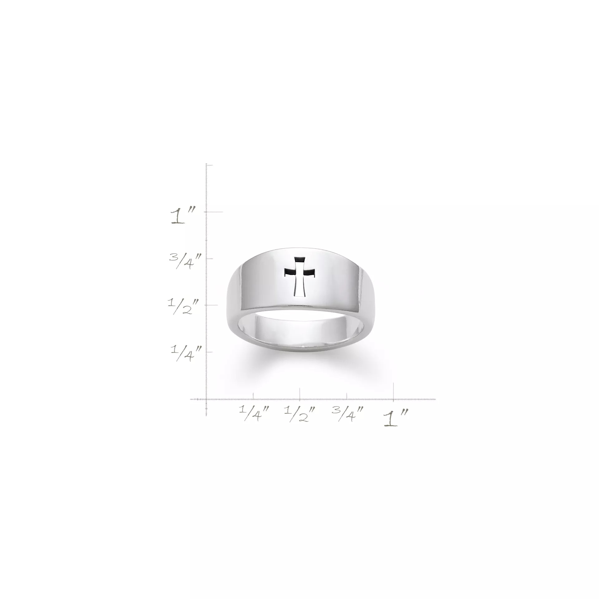 Narrow Crosslet Ring - Image 2