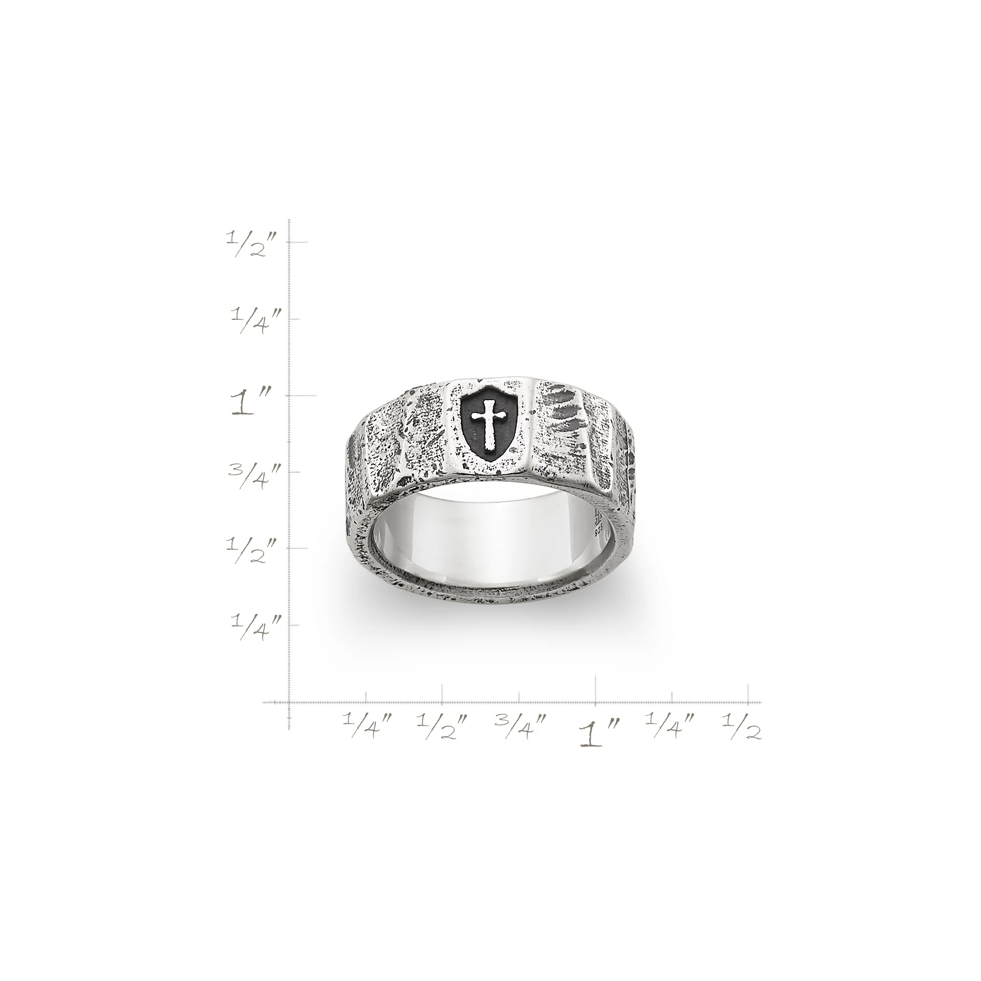 Forged Faith, Hope and Love Ring - Image 5
