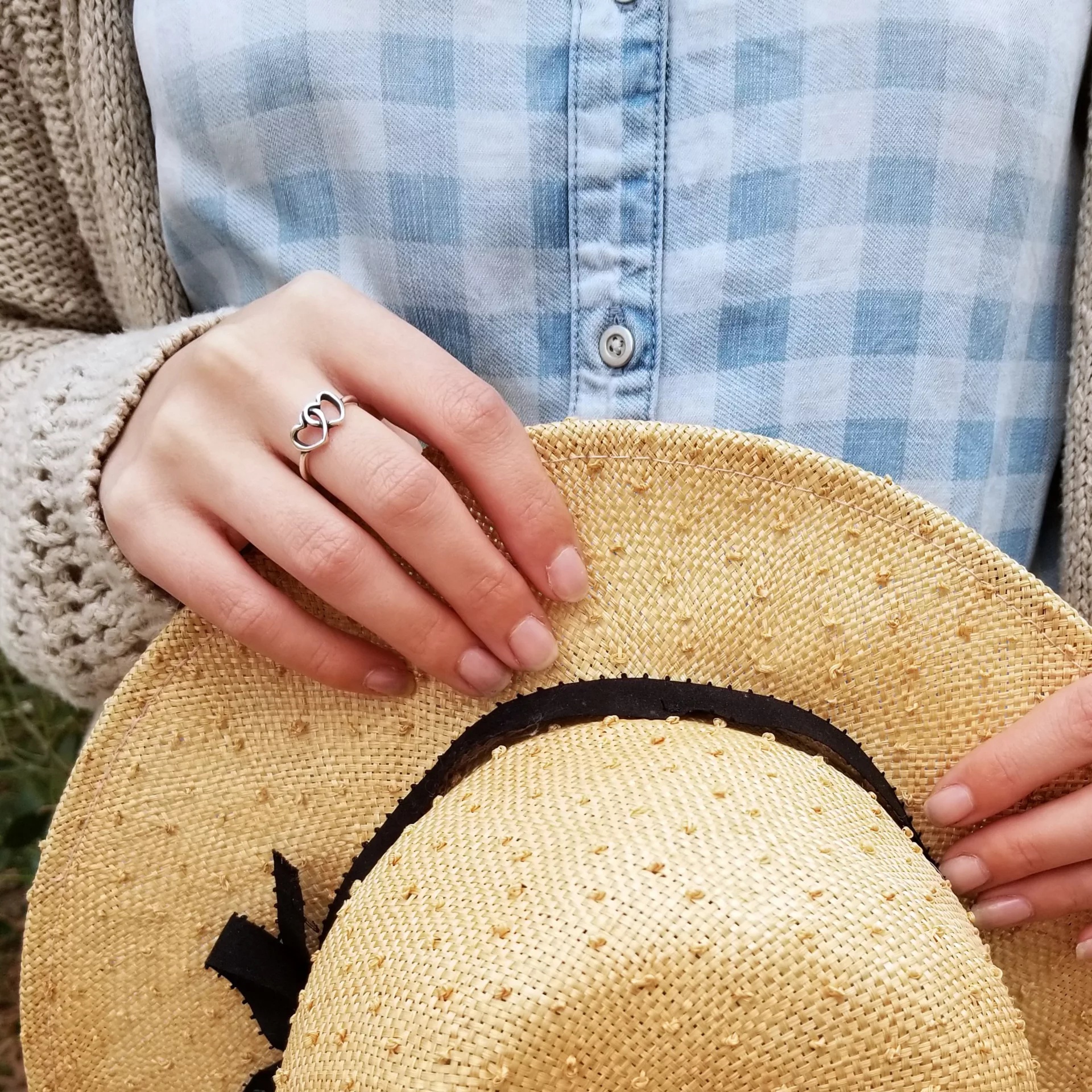 Two Hearts Together Ring - Image 4