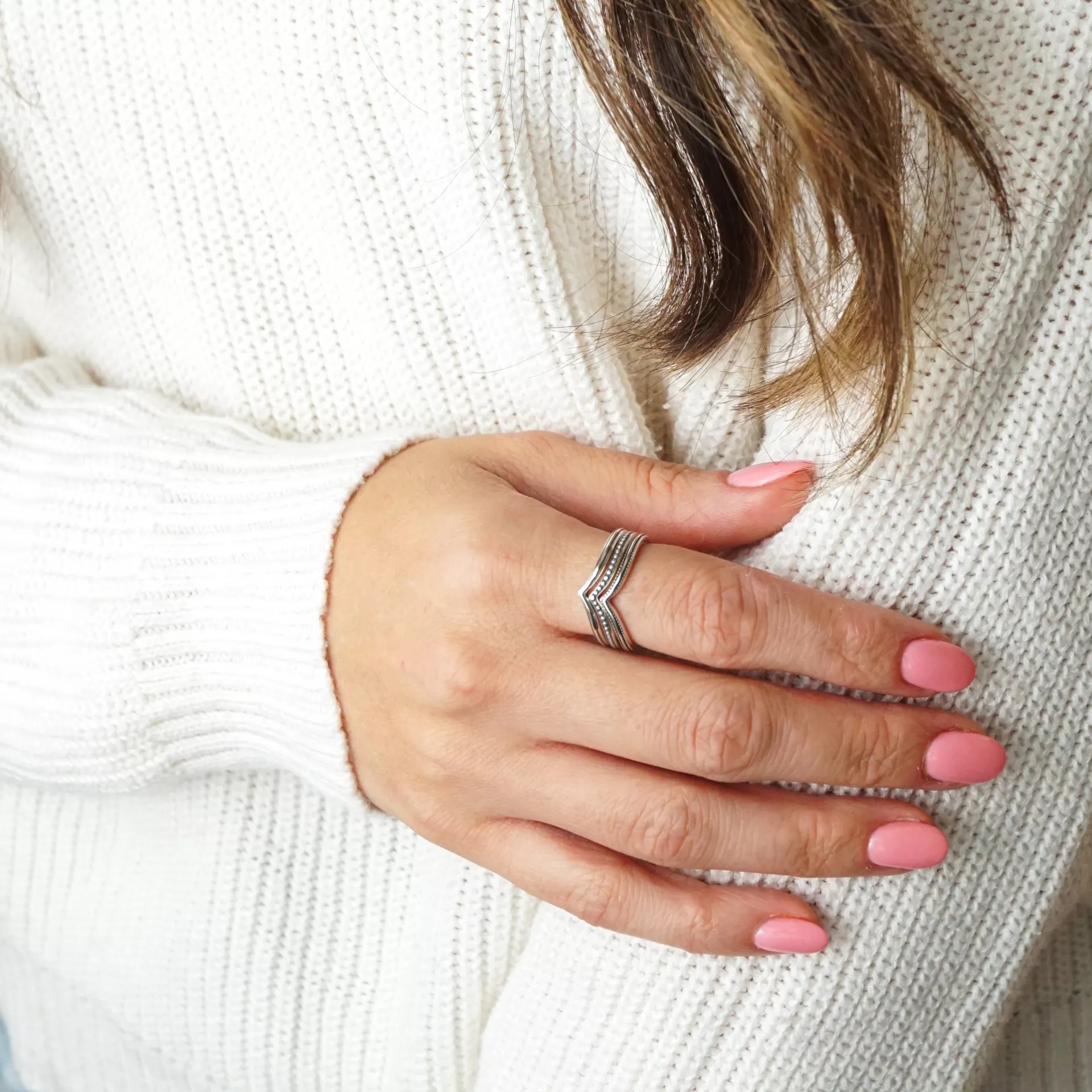 Chevron Ring Set - Image 3