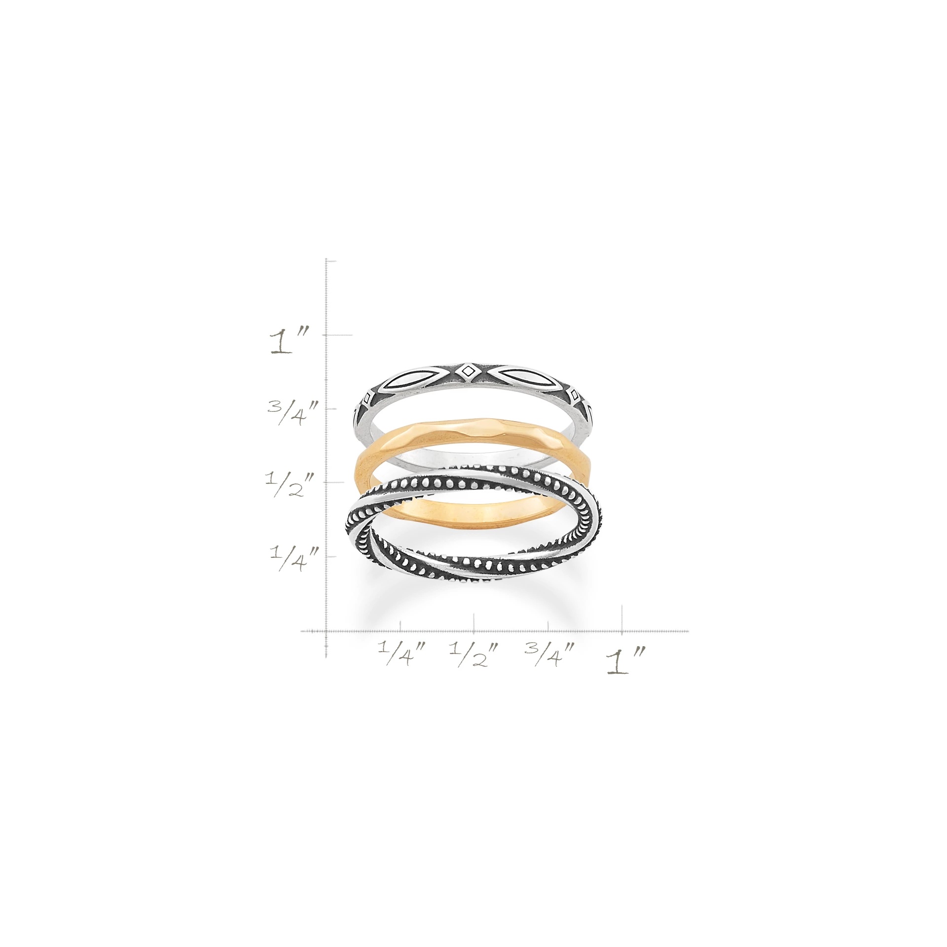 Connected Circles Ring Set - Image 5