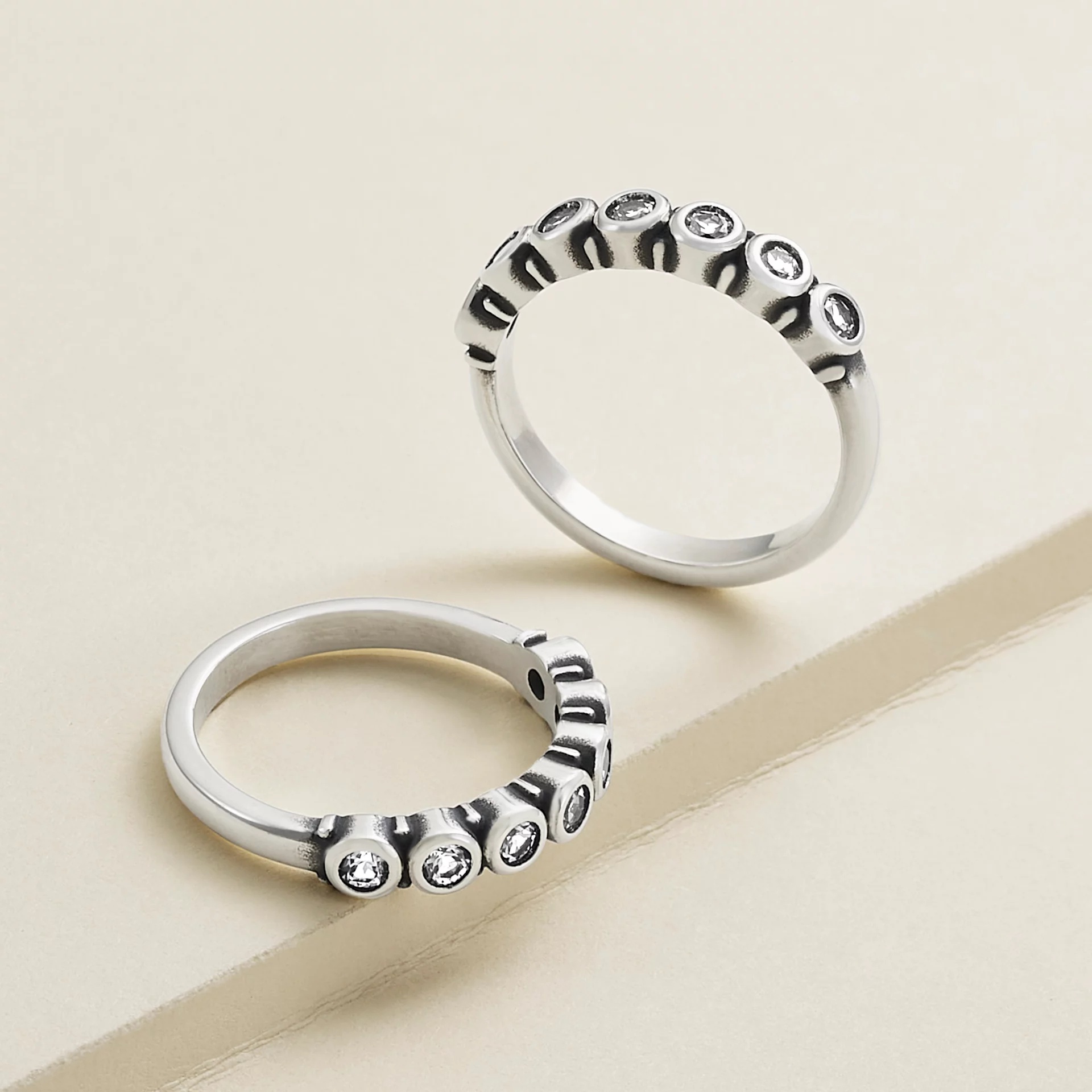 Gemstone Stacker Ring - Image 2