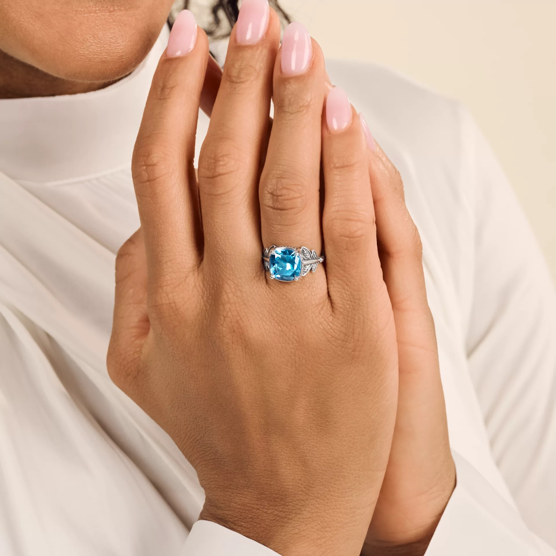 Trellis Gemstone Ring - Image 5