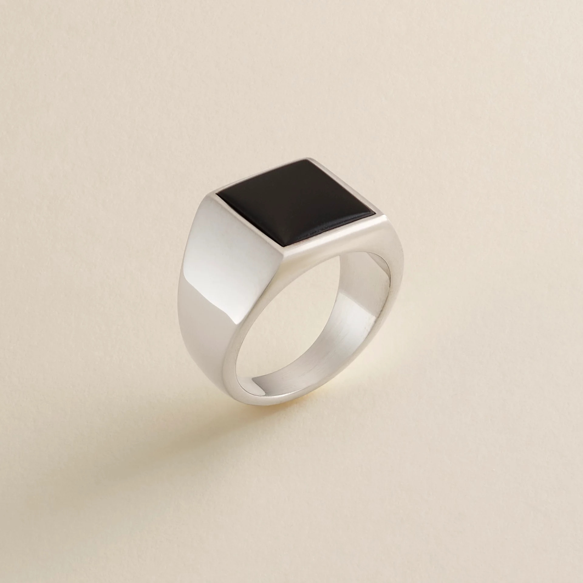 Classic Gemstone Signet Ring - Image 2