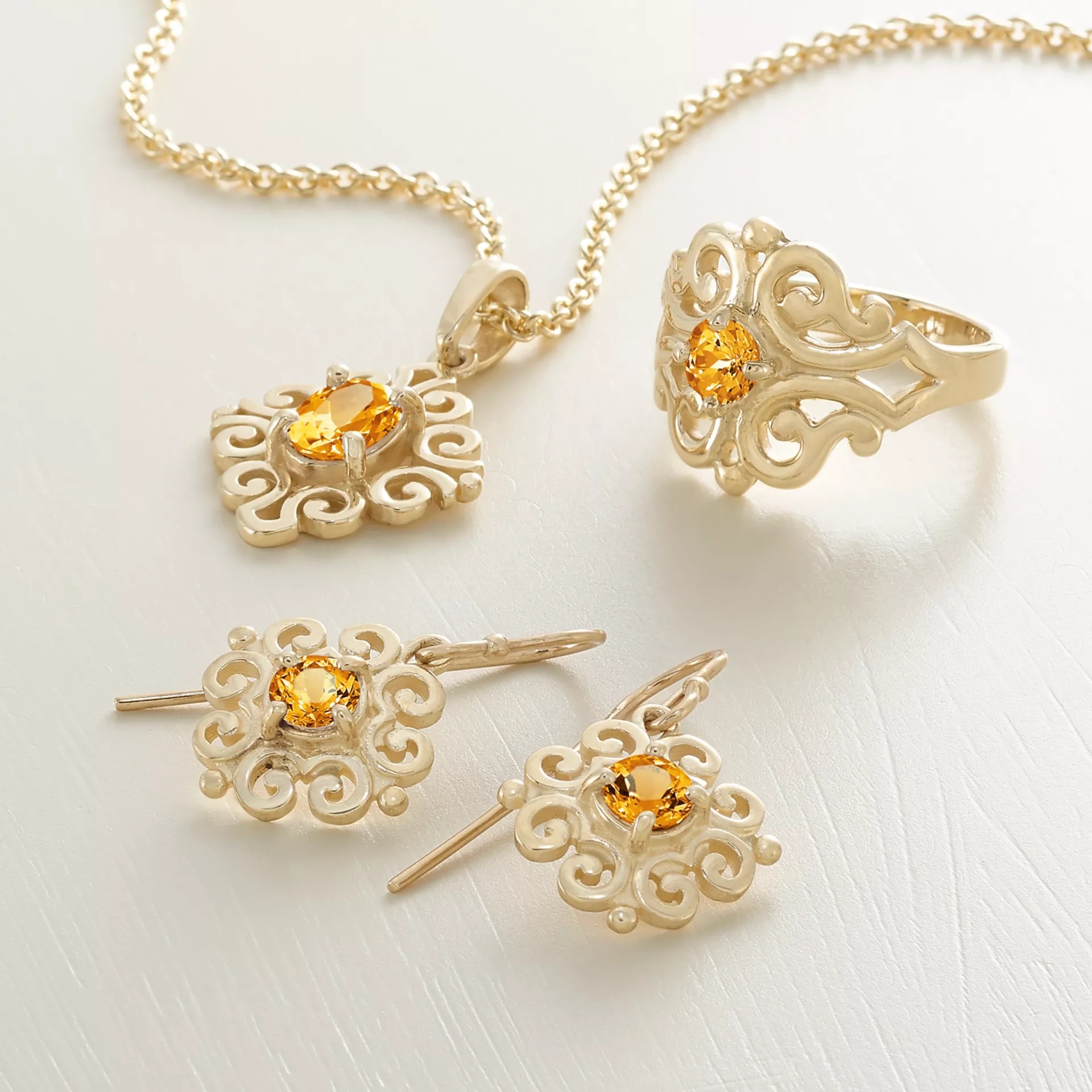 Spanish Lace Birthstone Pendant - Image 2