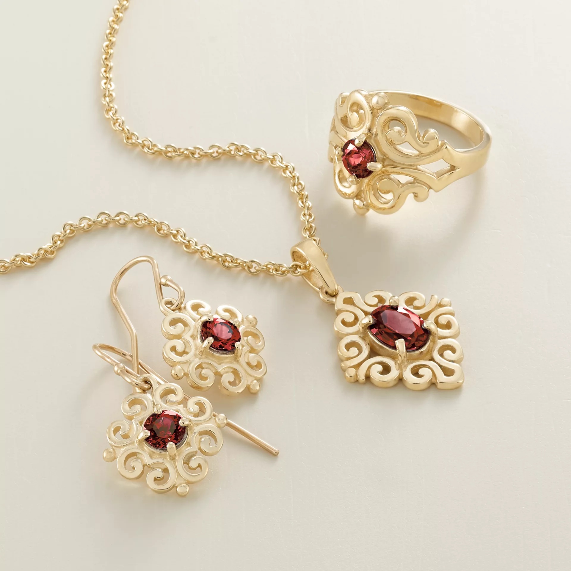 Spanish Lace Birthstone Dangle EarShop All Rings - Image 2