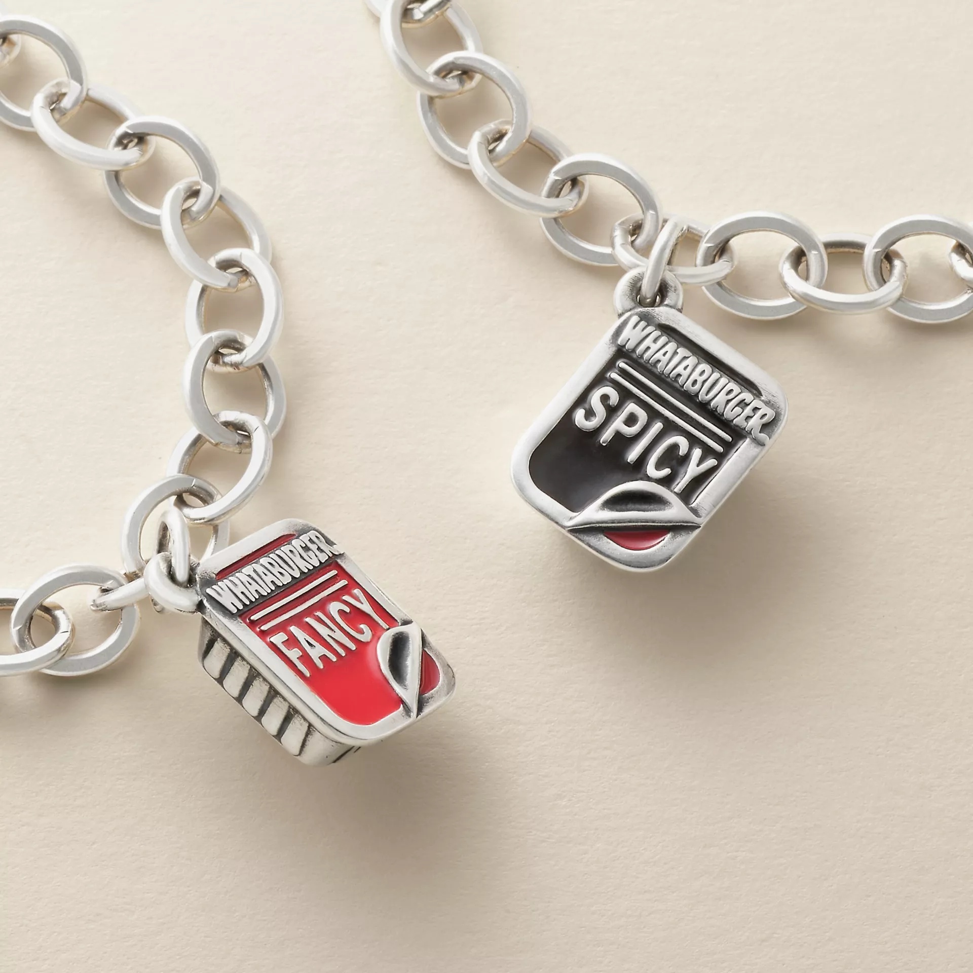 Enamel "Whataburger Fancy" Ketchup Charm - Image 2